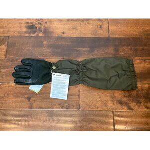 MARNI Men's Dark Green Washed Felt & Lamb Leather Glove (Right Hand ONLY) NWT!